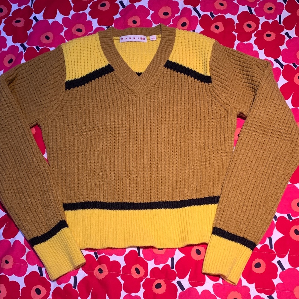 Marni for Uniqlo v neck sweater